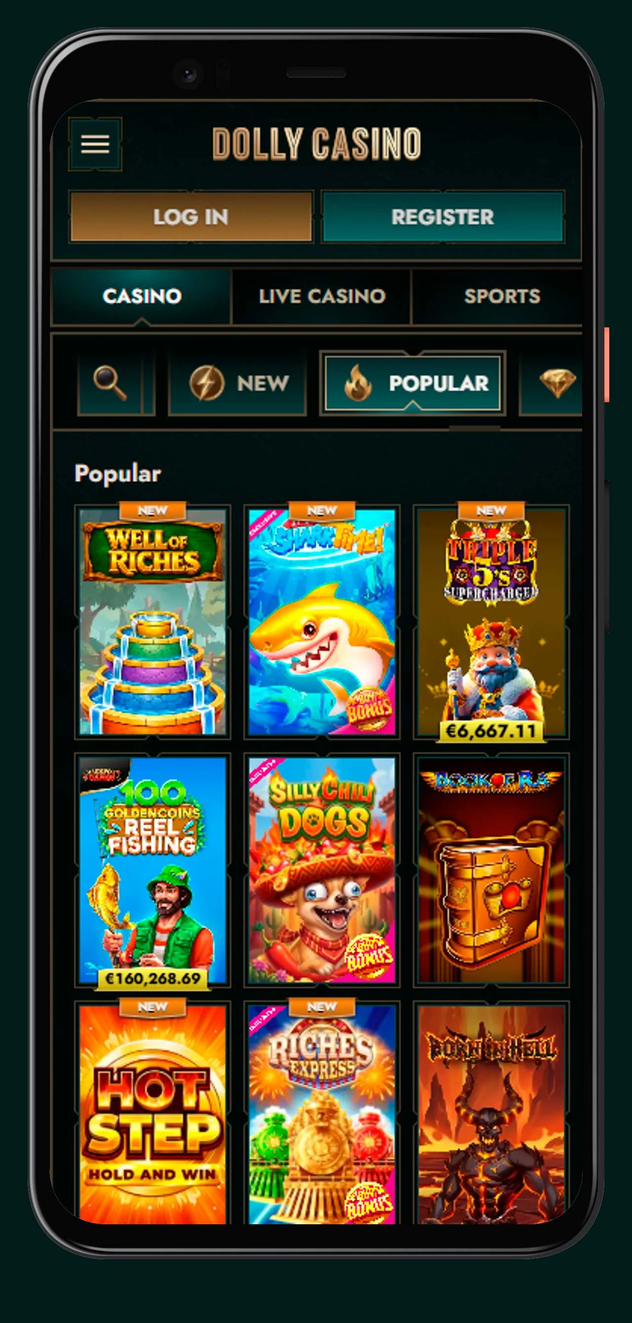 mobiles Casino dolly casino